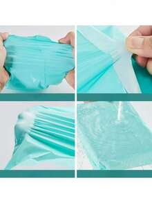 10 piezas de bolsas de embalaje de unicolor y resistentes, bolsa versátil para la escuela, la oficina, el envío y el regreso a la escuela - Multicolor - Ver 3