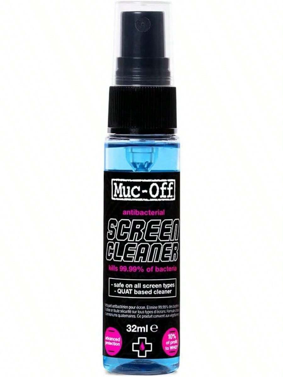 Muc-Off Screen Cleaner, 32ml - Screen Cleaner Spray Phone, Laptop, Computer Monitor, Tablet - Antibacterial Device Cleaner Electronics - 32 Ml (Pack Of 1) - View 1