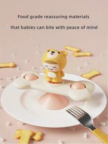 1pc Suction Cup Rotator Baby Toy, Christmas Baby Pacifier Toy Cartoon Airplane Pacifier, Baby Bath Fun Suction Cup Rotator, Early Education Tabletop Game, Infant Sensory Toy, Spinning Top Toy, Baby Sensory Toy, Recommended Baby Halloween Thanksgiving Pacifier Gift - Multicolor - View 9