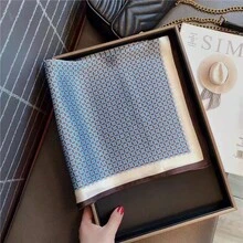 1pc Faux Silk Simple Pattern Printed 27.6in Small Square Scarf/Bandana, Versatile Waist Belt For Women, Spring/Summer/Autumn, Fashion Scarf/Neckerchief, Gift For Mom, For Dress