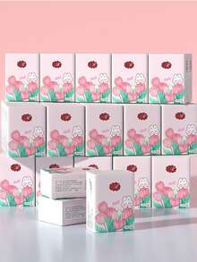 20 paquetes de pañuelos portátiles hechos de madera natural, pequeñas bolsas de papel de seda, pañuelos de papel de 3 capas, bolsa individual de toalla facial linda, adecuada para regalos de boda y fiestas. De alta calidad para uso facial, de baño y de tejido, duraderos y absorbentes, muy adecuados para el hogar, dormitorio, oficina y artículos al aire libre