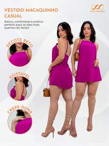 Women Dresses - Màu Hoa hồng đỏ - Xem 3