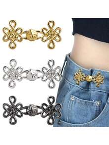 1/3/6 裤子腰部紧带，中国结牛仔裤腰部调节器，宽松牛仔裤的束腰夹 - 彩色 - 查看 11