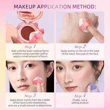 Zeesea VELVET CREAM BLUSH 霜状质地，气垫腮红更显好气色 - #03 Maple Leaf Red - 查看 8