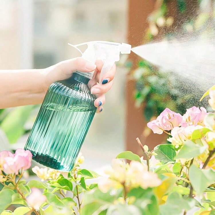 Flower Watering Can, 500ml Small Watering Can, 2 Pieces - Dark Green - View 2
