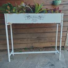 1pc Metal Flower Pot Stand, Elegant Art Display Rack For Flower Pots, Suitable For Garden, Terrace, Living Room, Balcony