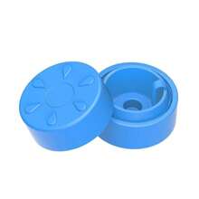 MYLOLF 1 pieza/2 piezas/3 piezas - Tapa para garrafas de agua de 3 y 5 galones, tapas de silicona reutilizables de repuesto, tapas antiderrame para botellas de dispensador de agua de 55 mm