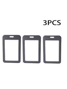 Badge Holders - Double-Sed Vertical Hard Plastic Cases For Secure Display Of S Cards Key Cards Licenses & Passes - Perfect For Office School & Everyday Use Christmas Gifts Gift Thanksgiving Card Holder Card Holder Wallet Business Card Holder Credit Card Holder Id Card Holder For Women For Men Card Wallet - Multicolor - View 6