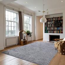 Grauer teppich wohnzimmer, ochfloriger Wohnzimmerteppich, großer Teppich zur deko wohnzimmer, superweicher und flauschiger moderner teppich schlafzimmer, plüschiger Innenteppich für die moderne Wohnraumdekoration, Ein weicher Schlafzimmerteppich ist das perfekte Geschenk zum Muttertag.