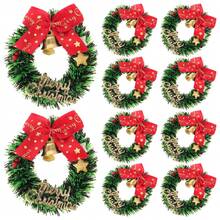 Mini Christmas Garland, Small Christmas Garland, 6 Cm Christmas Tree Hanging Decorations, Suitable For Christmas Decoration, Christmas Tree Decoration Home Decor Christmas Decorations Room Decor