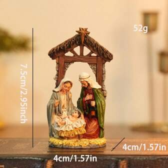 圣诞马槽场景装饰，宗教装饰品，适合节日装饰