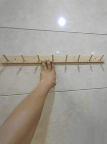 1pc No Drill Wall Mounted Hanger Hook For Bedroom, Kitchen, Bathroom, Entryway - Wall Clothes Hook