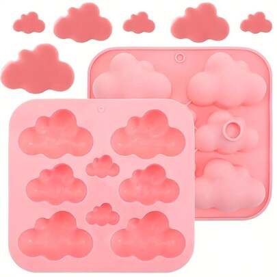 Moule en silicone en forme de nuage - le choix idéal pour faire des chocolats et des bonbons mignons en forme de nuage. Moules à chocolat réutilisables, en silicone, ustensiles de cuisson, moules de cuisine, formes de nuage, moules amusants, moules à bonbons