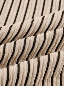 一套杏色单排扣收腰吊带背心和阔腿裤，性感优雅，魅力休闲装，适合约会、派对，也适合新年、情人节等场合。 - 杏色 - 查看 8