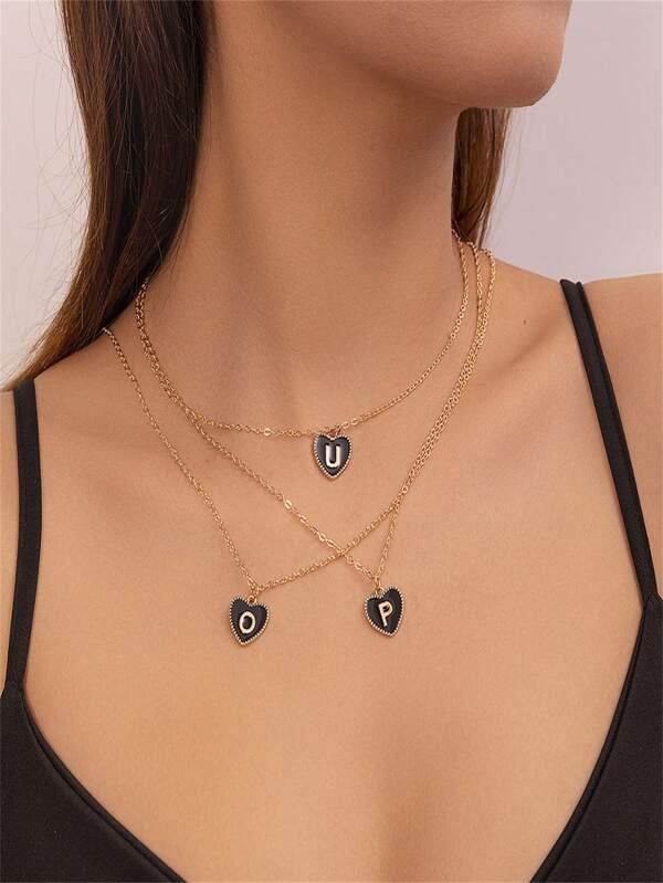 Avantages du magasin : Nouveau collier avec 26 lettres de A à Z, collier avec initiale exquis, collier ras-de-cou, bijoux de mode pour femmes, cadeau
