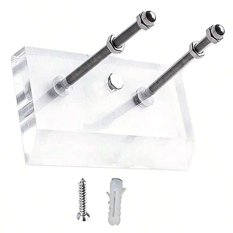 Skateboard Deck Display Wall Mount Hanger Rack Longboard Hanging Holder - Clear - View 5