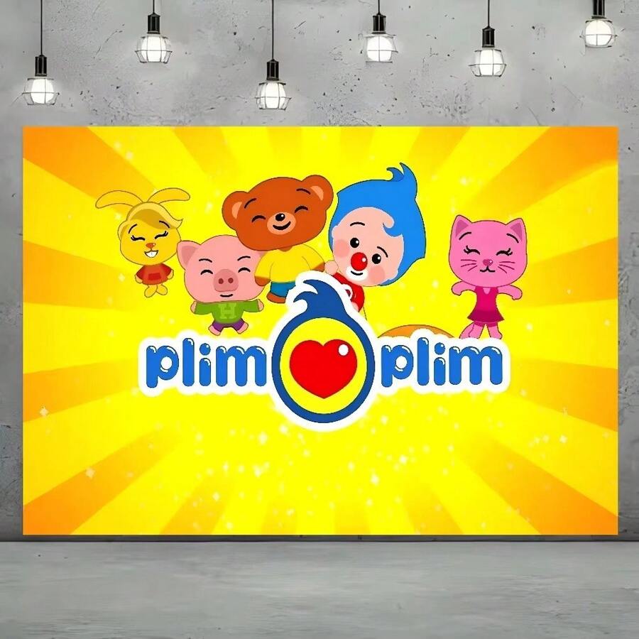 Cartoon P-Plim Cute P-Plim Tapestry Background Hanging Cloth Bedroom Tapestry Room Decor Aesthetic Tapestry Wall Hanging 2