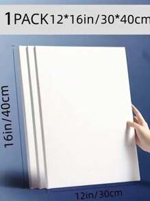1/4/12 pezzi Tela su telaio professionale di misure 17,8 cm x 22,9 cm, 25,4 cm x 25,4 cm, 40,6 cm x 50,8 cm, 76,2 cm x 76,2 cm, 76,2 cm x 101,6 cm, Telaio in legno per galleria, pannelli di tela per pittura ad olio, acrilico, forniture artistiche per adulti e principianti, decorazione murale popolare