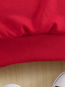 Young Boy Clothing, Black Hooded Jacket, Suitable For 4-7 Year Old Children To Wear In Autumn And Spring. This Jacket Is Not Only Suitable For And School, But Also For Wearing At Home - Red - View 8