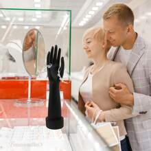 女士人体模型珠宝展示架，适用于房间装饰商场展示手镯项链戒指塑料 - 彩色 - 查看 1