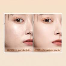 Zeesea 丝滑哑光防晒粉 高倍防晒：彩妆 = 防晒 SPF 25 PA++++ - 裸色 - 查看 6