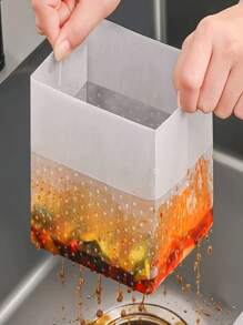 30/60pcs Garbage Bag, Creative Self-Supporting Multifunctional Kitchen Drainage Bag, Strong And Easy To Throw Away, Durable PE Material, Kitchen Waste Storage Bag, Filter Sewage, Residue Concentration