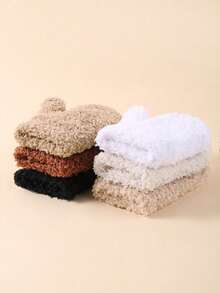 6 双幼儿魔术弹力手套女婴柔软针织手套男婴冬季针织手套，适合 0-1 岁婴幼儿的针织保暖手套，可御寒并防止抓挠。 - 彩色 - 查看 2