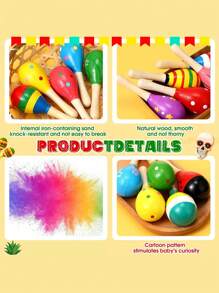 1 件/2 件/4 件儿童迷你木制沙球，嘉年华派对礼品和婴儿沙球，带木制摇铃发声器，彩色沙球，非常适合派对（颜色随机）儿童竹制睡袋、蛋形婴儿、玩具喇叭、儿童派对礼品、井字游戏、幼儿乐器、竹制婴儿睡袋、单簧管、竹制睡袋、婴儿睡袋、竹制婴儿、竹制睡袋、婴儿睡袋、乐器