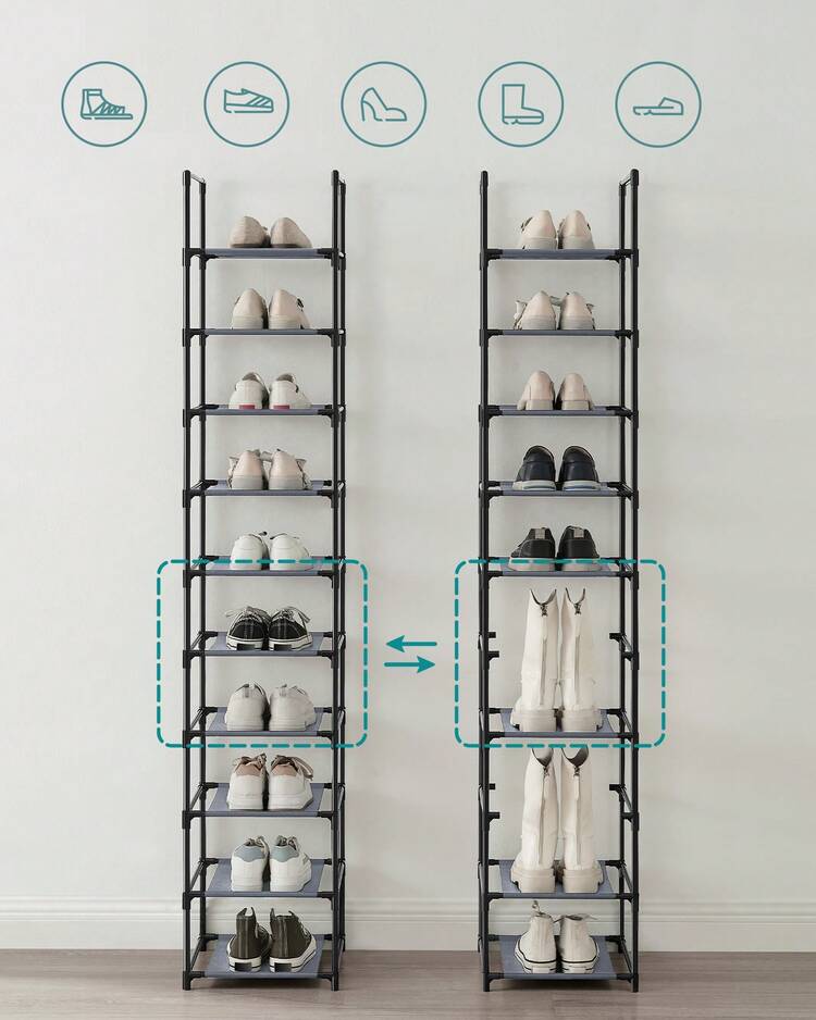 SONGMICS Shoe Racks - Xám - Xem 3