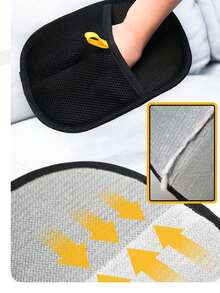 1pc Cat Hair Remover, Static Electricity Pet Grooming Glove, Double-Sided Brush, Pet Hair Removal Tool, Dog Brush Deshedding