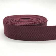 1卷5码38毫米PP织带帆布涤纶带适用于背包捆扎带工艺品DIY腰带包袋狗配件