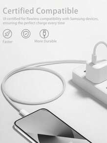 Cable Cargador Rápido Multitono Tipo C A Tipo C De 60w, Carga De Alta Velocidad, Compatible Con Varios Dispositivos De Interfaz Tipo C
