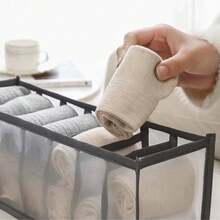 1/3 Stücke Schublade & Fach Unterwäsche Aufbewahrungsbox, Heim Kleiderschrank Aufbewahrungstasche für Kleidung & Socken, aus Mesh-Gewebe gefertigt, Dekoration für Feiertage, Zimmer, Schlafzimmer, Kleider, Hosen, Schuhe, Jeans, Stiefel, Röcke