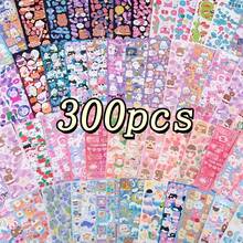 Bộ nhãn dán hoạt hình dễ thương, nhiều loại nhãn dán giấy trang trí thích hợp cho sổ lưu niệm, nhật ký, đồ thủ công DIY, văn phòng phẩm, đồ dùng học tập cho năm học mới - Nhiều màu - Xem 9