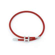 1pc Adjustable Stainless Steel Wire Rope Bracelet, 3D Hard Gold Plated - Adjustable Hand Strap - View 16