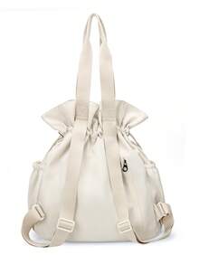 peach tree 桃树旅行背包，两用手提包和单肩包，笔记本电脑包，情侣包，防水隔层，大容量，多口袋，适合旅行、度假、健身、学校、商务、圣诞节、情人节礼物 - 白色 - 查看 11