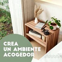 Mesa Auxiliar | Mesa Minimalista para Sala y Recámara | Mesita de Noche, Lateral o Centro de Mesa | Multiusos y Moderna | Hecho en México | Decoracion Hogar (Café, Pop) - Cafetería - Ver 6