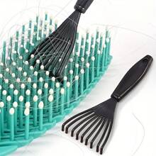 Plastic Mini Comb Cleaner Embedded Brush Hair Remover Household Handle Cleaning Brush Cleaner Beauty Tools Accessories