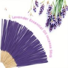 100pcs/Pack Incense Sticks - Lavender, Sandalwood, Jasmine, Sage, Rose, Milk, Dragon's Blood Scents - Natural Bamboo Incense Sticks, Suitable For Aromatherapy, Yoga, Meditation, Home And Office