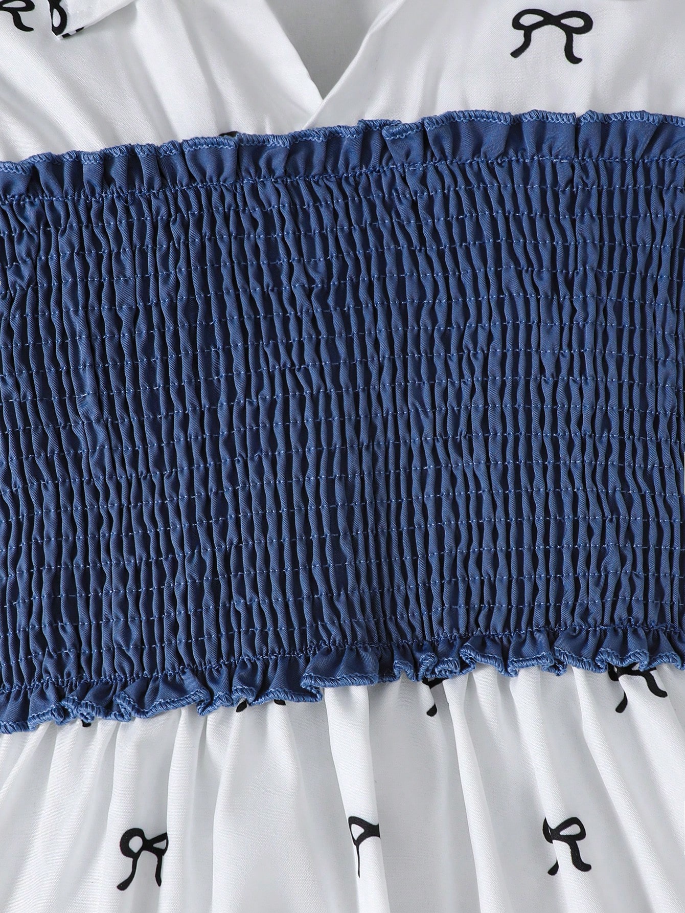 Purechapter طقم قميص أكمام طويلة مع طباعة الفيونكة...