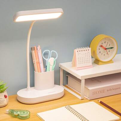 1 件 LED 多功能手机座笔架灯，学生宿舍护眼阅读学习灯，台灯