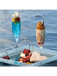 200/100/50/20/10pcs Elegant Sparkling Gold Cocktail Stirrers, Transparent Crystal Drink Mixer Perfect For Blending, Decorating Desserts And Coffee For Christmas, Wedding, Birthday And Other Events, 18.4cm Plastic Stirrers, Valentine's Day Gift, Party, Birthday