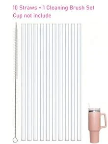 1个40盎司不锈钢真空保温冷饮杯，带吸管，适合补水爱好者、咖啡爱好者、户外运动爱好者和旅行爱好者，也是返校季的理想之选，也是圣诞节水瓶的理想之选。吸管和清洁刷可单独购买（兼容杯）