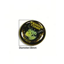 Universal Pictures 《驯龙高手》系列徽章胸针、官方授权商品、包包挂饰、胸针别针、男女通用学生背包徽章、配饰、动漫金属徽章、送给朋友、家人、老师、同学的有趣礼物 - Badge Brooch - B - 查看 11