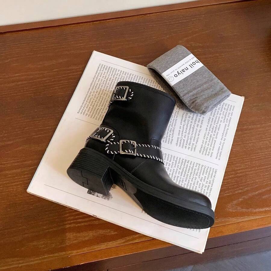 Women Ankle Boots & Booties - Svart - Visa 1
