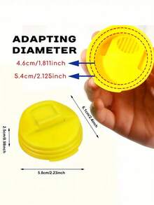 1/3/6pcs Beverage Can Lids, Creative Drink Can Splash Guard Covers, Drink Freshness Anti-Spill Lids, Reusable Leak-Proof Beverage Can Covers For Party, Holiday, Outdoor, Standard Size Cans, Can Accessories - Multicolor - View 9