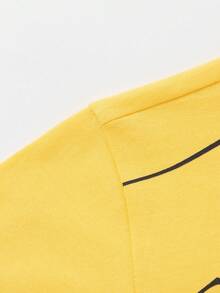 Balabala Young Boys Summer T-Shirts, Cute Cartoon Cotton Boys Short Sleeve T-Shirts - Light Yellow - View 8