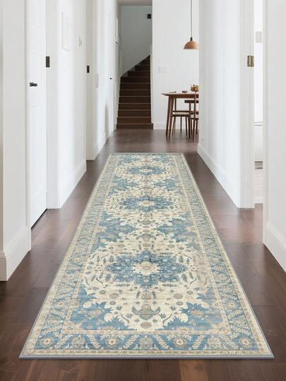 1pc Runner Rug Area Rug Plush Carpet Rug Large Rug Living Room Bedroom Rug Hallway Rug Printing Rug Corridor Mat Soft And Comfort Skin Friendly Water-Absorbent And Easily Cleanable Rug Kitchen Decor Kitchen Floor Mat Faux Cashmere Dirt-Resistant Kitchen Rug For Indoor/Outdoor Entrance Bedroom Home Decoration Suitable Multi-Color Options Carpet ForHome Laundry Room Home Carpet Machine Washable