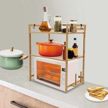 YUNRUX Microwave Oven Stand - A - View 3