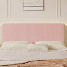 1 pieza, Protector de cabecera de cama de terciopelo jacquard, elástico y a prueba de polvo. La tela es elástica y adecuada para altura de cabeceras de 60-70 cm, suave y amigable con la piel, accesorio para dormitorio